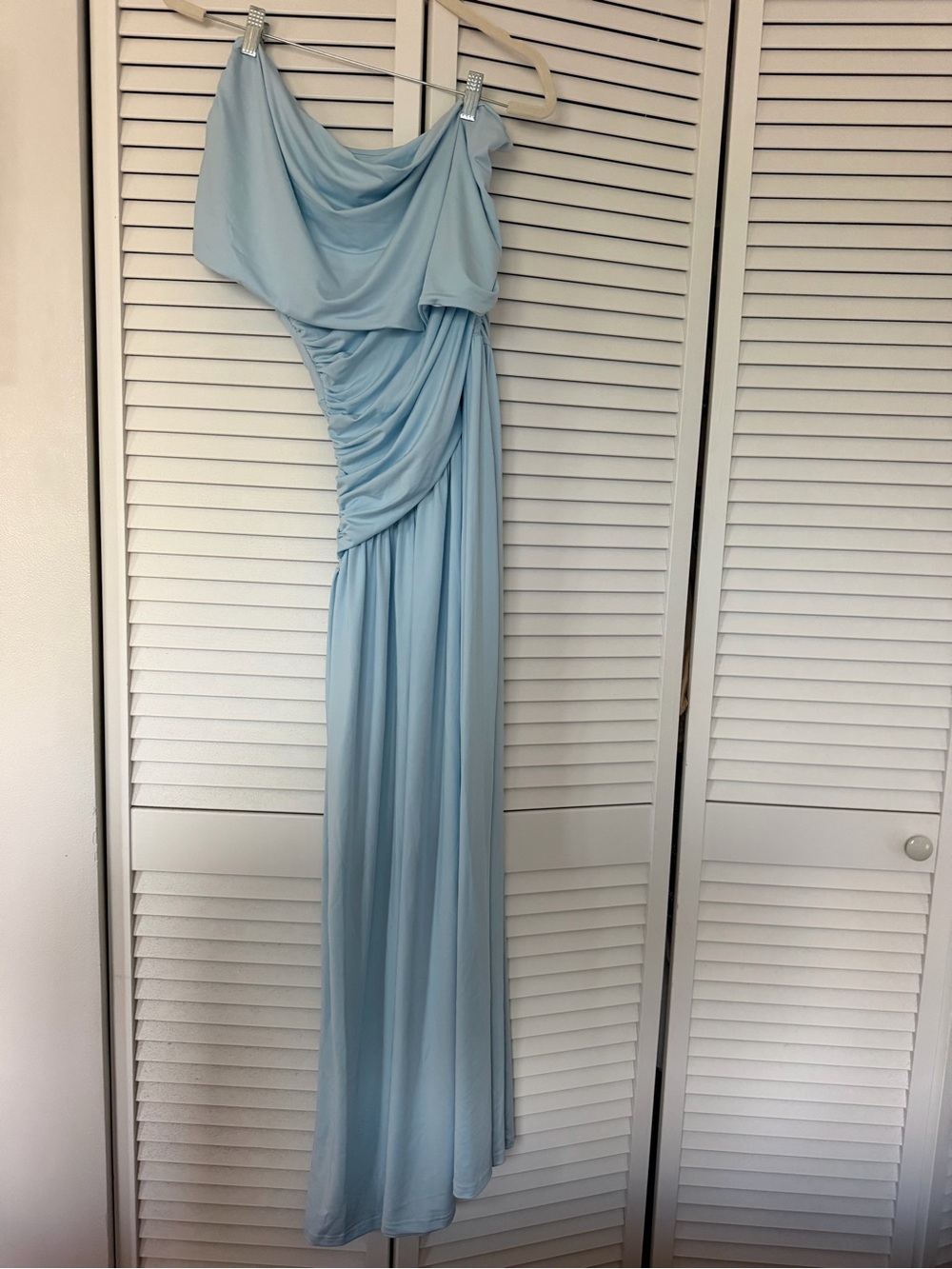 One-Shoulder Ruched Dress - Picture 2 of 3